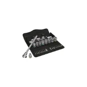 (店+)【Wera】wera 8100 SB 11 Zyklop Metal 撥桿換向棘輪扳手組 3/8“ 驅動 英制 29件組