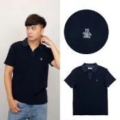 (店+)企鵝 深藍 polo衫 毛巾布 Munsingwear penguin 上衣 @2554