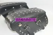 鉚釘馬鞍包哈雷邊包側包機車包坦克包嬉皮車美式機車