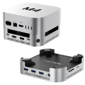 (台灣出貨)ACASIS12合1 10Gbps Mac mini擴充底座M.2硬碟盒DP65W不含Mac mini主機