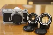 尼康 Nikon FTN銀黑機加購 NIKKOR-S 50mm & 35mm標準街拍鏡頭 Fm2 AE1