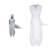 幽遊白書 cos 衣服 週邊 萬聖節真人幽遊白書白狐狸cos服 角色扮演漫展白狐coslay白色全套