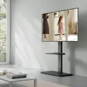 【宅配免運】電視支架 夏普三星SONY松下LG電視落地支架 65/80寸通用立式電視機支架落地式大尺寸電視機架子底座
