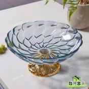 桃園免運12H🔥創意現代透明水果盤 家用客廳點心盤 茶几零食收納盤子 商用塑膠盤HBDSIUKJ0