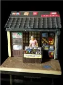 A-4 櫃：TAKARA 昭和町並 街道場景 TOY CANDY SHOP 駄菓子屋 　天富玩具店
