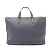 【DOKODEMO】【二手】Loewe LOEWE公事包，海軍藍皮革，男士，二手 B