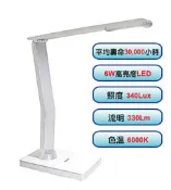 【含稅】NICELINK威勁 LED節能檯燈TL-206E4(W)銀白色