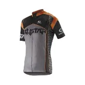 【EXUSTAR】E-CJ68(黑灰/短袖車衣/自行車衣/短車衣)