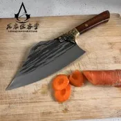 龍泉俠客堂菜刀 不銹鋼鍛打精品廚刀 斬切兩用鋒利切片刀 熱銷