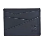 LOEWE 經典Puzzle品牌LOGO壓印小牛皮卡夾(黑色)