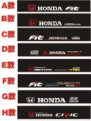 HONDA本田 前擋貼  汽車貼紙 無限 K6 K8喜美 CIVIC FIT CRV Accor