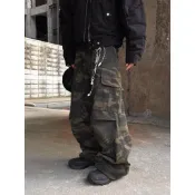 Uniion 🇰🇷 Urban Camo Cargo Pants 韓系迷彩寬版工裝褲 迷彩 工裝褲 寬褲 街頭