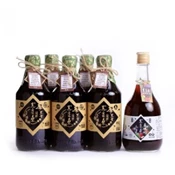 【愛合購】【黑豆桑】頂級厚黑金醬油5瓶組-送五果淳(500ml)