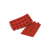 (店+)伴桌｜Silikomart 18連小花型矽膠模 SF033 / 30.033.00.0060 矽膠模 可麗露模 皂模