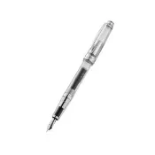 【CROSS】Bailey Light 貝禮輕盈半透明系列 亮鉻 鋼筆 EF /支 CAT0746-17XS