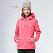 多件優惠【Wildland荒野】女彈性PILE連帽保暖上衣 0A82503中層衣/發熱衣/刷毛衣/登山/露營/旅遊/野雁