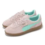 【PUMA】休閒鞋 Palermo 男鞋 女鞋 粉紅 藍 麂皮 復古 膠底(396463-23)