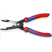 (店+)【knipex K牌】新版手柄Knipex 13 72 200 ME多功能電工鉗電纜剪剝線鉗