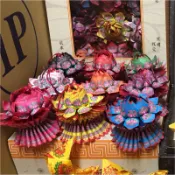 九品迷你蓮花組/往生殯葬用品/紙紮祭祀用品/普渡拜拜/祭祖金紙/現貨/批發零售/客製化/ 紙紮房屋/現貨