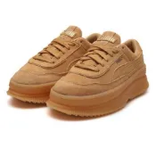 韓國限定Puma Deva Suede棕色麂皮休閒厚底鞋 // 23cm