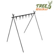 【百利市購物中心】TREEWALKER 戶外露營折疊式三角置物掛架(大)