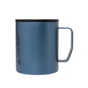 登山樂 展示品出清 美國 Stanley 鈦系列 雙層保溫輕量杯 金屬藍 # 10-09570-003
