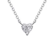 【Emperor Diamond 京華鑽石】鑽石項鍊 18K金 天然鑽石 0.18克拉 輕珠寶 甜心(心型鑽)