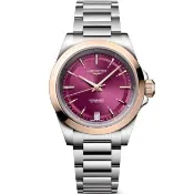 【LONGINES 浪琴】Conquest 征服者系列 18K玫瑰金機械女錶-34mm(L3.430.5.98.6)