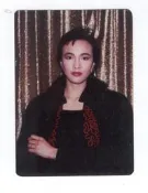 (玲36)  鄭裕玲  3*5 沖洗照片一張，早期圓角照片，保存還不錯!