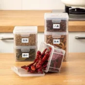 🔥好物推薦🔥透明盒子收納盒廚房零件香料螺絲調料配件五穀雜糧塑料儲物小盒子[慧兒] 0UDW