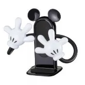 車之嚴選 cars_go 汽車用品【WD-255】日本 NAPOLEX Disney 米奇手型黏貼式智慧型手機架