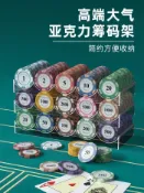 麻將籌碼棋牌室專用卡片籌碼幣德州撲克積分幣 打麻將打牌用的碼幣