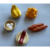樂高 得寶 零件 香蕉 橘子 麵包  熱狗 小籠包｜LEGO duplo Fruit Food