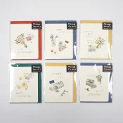【久大文具】插畫小卡 (BGC-26001~06) 卡片 造型卡片 生日卡 感謝卡 祝福卡 小卡 025@0165
