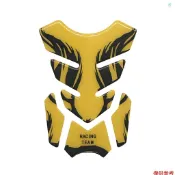SUZUKI HONDA 山葉 KAWASAKI Crtw 銀紅金 3D 摩托車燃油油箱墊貼花保護罩貼紙通用本田雅馬哈川