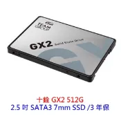 TEAM 十銓 GX2 512G 512GB 2.5 吋 SATA3 SSD 固態硬碟