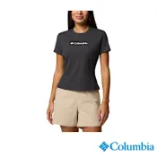 Columbia 哥倫比亞 女款 - 快排短袖上衣-黑色 UXK25840BK/JS