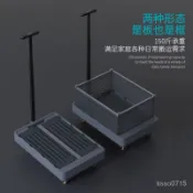 【熱銷#破損補發】吉米家居家用平闆車小推車搬運車多功能萬嚮輪拉貨購物車吉米闆子 F7LU