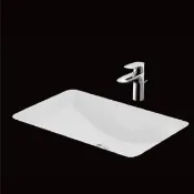 【TOTO】原廠公司貨-LW1576MTW下嵌式臉盆-W590xD430mm