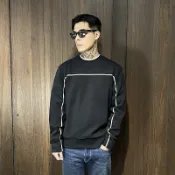 美國百分百【全新真品】HUGO BOSS 大學T 棉質 休閒 男款 logo 長袖上衣 DI66