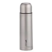 【North Field】健康鈦-養生大師 500ml 加大超輕量安全無毒純鈦保溫瓶/雙層防燙(NF-8402)