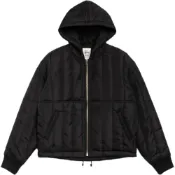 (店+)【STUSSY】115858 Stussy 假日系列 FW25 holiday系列 QUILTED NYLON WORK JACKET 刺繡logo絎縫經典連帽夾克外套 男女同款
