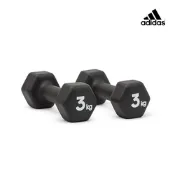 adidas 愛迪達 六角健身啞鈴 (3kg/2入)