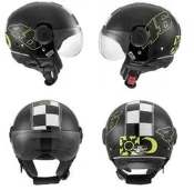 台中皇欣!!正義大利名牌 AGV 出品3/4半罩安全帽 BALI COPTER VALE 46!稀少原裝品!!免運費!!