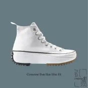 CONVERSE RUN STAR HIKE 鋸齒 高筒 增高 全白 166799C【Insane-21】