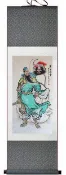 【幸運星】關公 畫像 關聖帝君 張飛 絲綢畫 神像 彿像 彿教 裝飾畫 無框畫 鎮宅 送禮