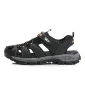 【GOODYEAR 固特異】漫遊者-護趾磁扣運動涼鞋/男鞋 黑色(GAMS63710)