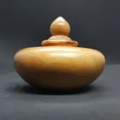 【兆金屋】現貨 肖楠 聚寶盆 聞香瓶 原木雕刻 直徑8.5公分 總高度7公分 圓形 擺件 裝飾 財位 肖楠木