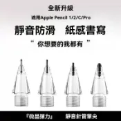 隔日到貨 靜音 原配替換筆頭 筆芯 僅適用Apple Pencil Pro 1/2代 筆尖 筆帽 平板筆尖套 1G135