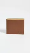 全新現貨 國外購回 英倫雅痞PAUL SMITH 經典咖啡色牛皮短夾 皮夾 MADE IN ITALY